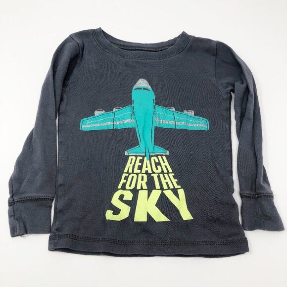 Carter's Other - Carter's I Boys Long Sleeve Gray Tee 100% Cotton